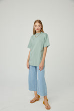 Lade das Bild in den Galerie-Viewer, Kurzarm Peru-Mint 100% Baumwolle