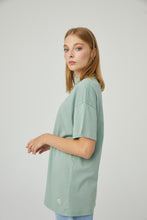 Lade das Bild in den Galerie-Viewer, Kurzarm Peru-Mint 100% Baumwolle