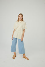Lade das Bild in den Galerie-Viewer, Kurzarm Peru-Creme 100% Baumwolle🌿