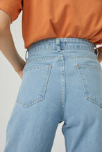 Lade das Bild in den Galerie-Viewer, Hose 100% Denim-Hellblau🌿