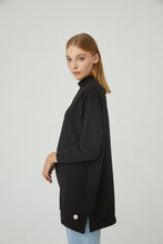 Lade das Bild in den Galerie-Viewer, Sweatshirt Barbara-Schwarz 100% Baumwolle🌿