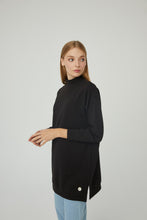 Lade das Bild in den Galerie-Viewer, Sweatshirt Barbara-Schwarz 100% Baumwolle🌿