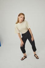 Lade das Bild in den Galerie-Viewer, Popelin Hose-Schwarz 100% Bio-Baumwolle🌿