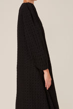 Lade das Bild in den Galerie-Viewer, Kleid Montreux-Schwarz 100% Bio-Baumwolle 🌿