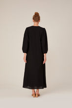 Lade das Bild in den Galerie-Viewer, Kleid Montreux-Schwarz 100% Bio-Baumwolle 🌿