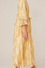 Lade das Bild in den Galerie-Viewer, Kleid Lausanne-Gelb 100% Baumwolle🌿