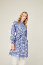 Lade das Bild in den Galerie-Viewer, Tunika Luca-Blau 100% Baumwolle🌿