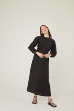 Lade das Bild in den Galerie-Viewer, Leinen Kleid-Schwarz | Hochwertiger Leinen🌿