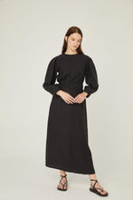 Lade das Bild in den Galerie-Viewer, Leinen Kleid-Schwarz | Hochwertiger Leinen🌿