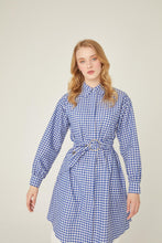 Lade das Bild in den Galerie-Viewer, Tunika Luca-Blau 100% Baumwolle🌿