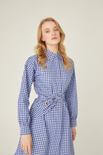 Lade das Bild in den Galerie-Viewer, Tunika Luca-Blau 100% Baumwolle🌿