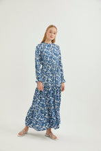 Lade das Bild in den Galerie-Viewer, MATİS Kleid-Blau 100% Baumwolle🌿