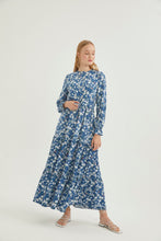 Lade das Bild in den Galerie-Viewer, MATİS Kleid-Blau 100% Baumwolle🌿