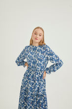 Lade das Bild in den Galerie-Viewer, MATİS Kleid-Blau 100% Baumwolle🌿