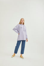 Lade das Bild in den Galerie-Viewer, SWEATSHİRT-Lila 100% Baumwolle🌿