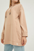 Lade das Bild in den Galerie-Viewer, SWEATSHİRT-Camel 100% Baumwolle🌿