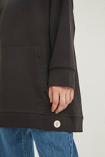 Lade das Bild in den Galerie-Viewer, SWEATSHİRT-Schwarz 100% Baumwolle🌿