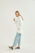 Lade das Bild in den Galerie-Viewer, SWEATSHİRT-Weiss 100% Baumwolle🌿