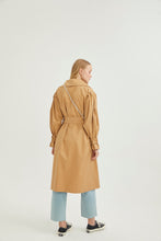 Lade das Bild in den Galerie-Viewer, Mila Women Mantel-Camel 100% Baumwolle🌿