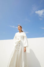 Lade das Bild in den Galerie-Viewer, Kleid Zürich-Weiss 100% Bio-Baumwolle🌿