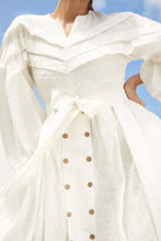 Lade das Bild in den Galerie-Viewer, Kleid Zürich-Weiss 100% Bio-Baumwolle🌿