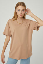 Lade das Bild in den Galerie-Viewer, Kurzarm Peru-Camel 100% Baumwolle🌿
