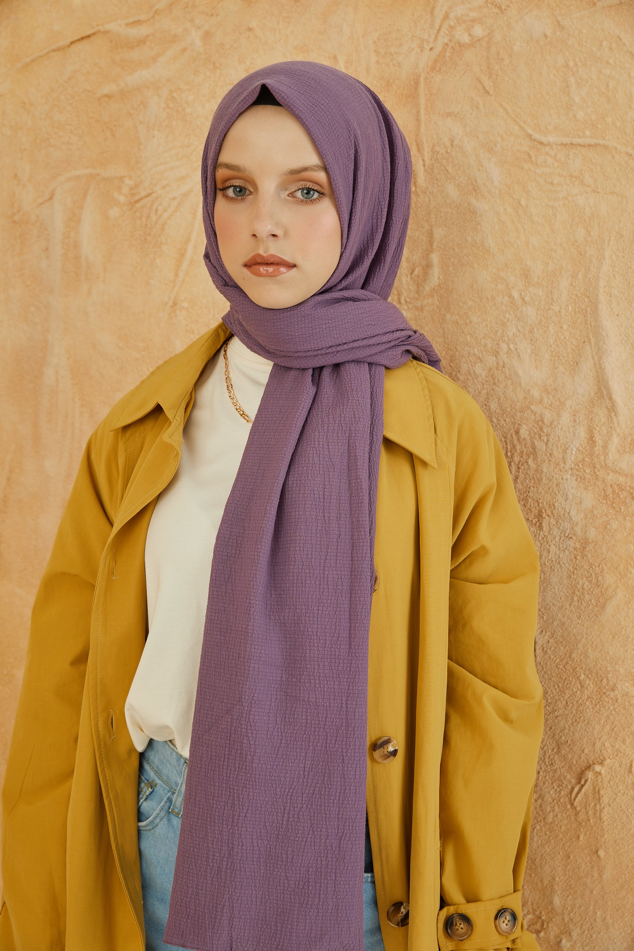 LORA multifunctional scarf purple
