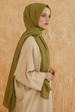 Load image into Gallery viewer, LORA multifunctional scarf olive green
