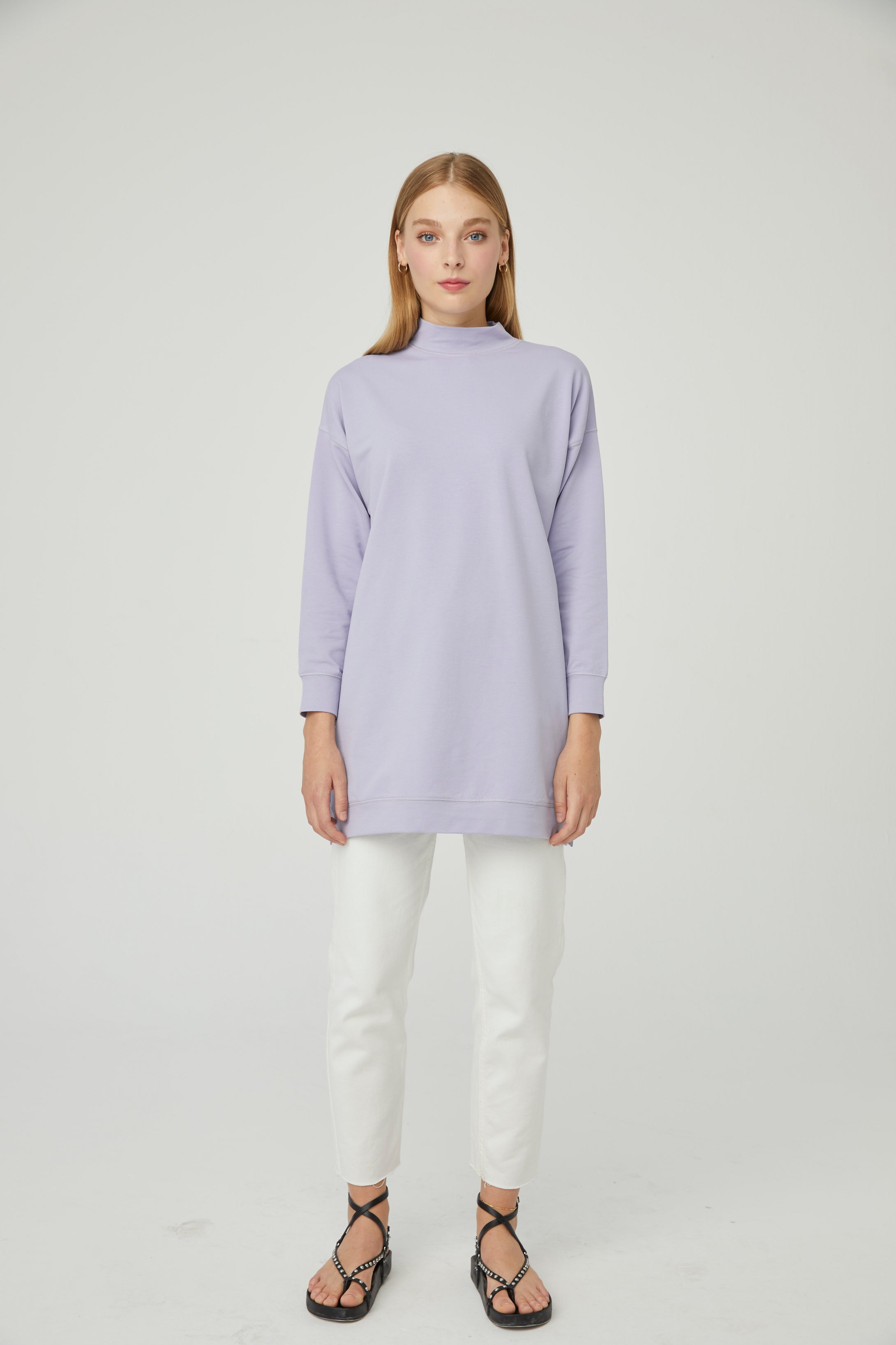 Sweatshirt Barbara-Purple 100% cotton🌿