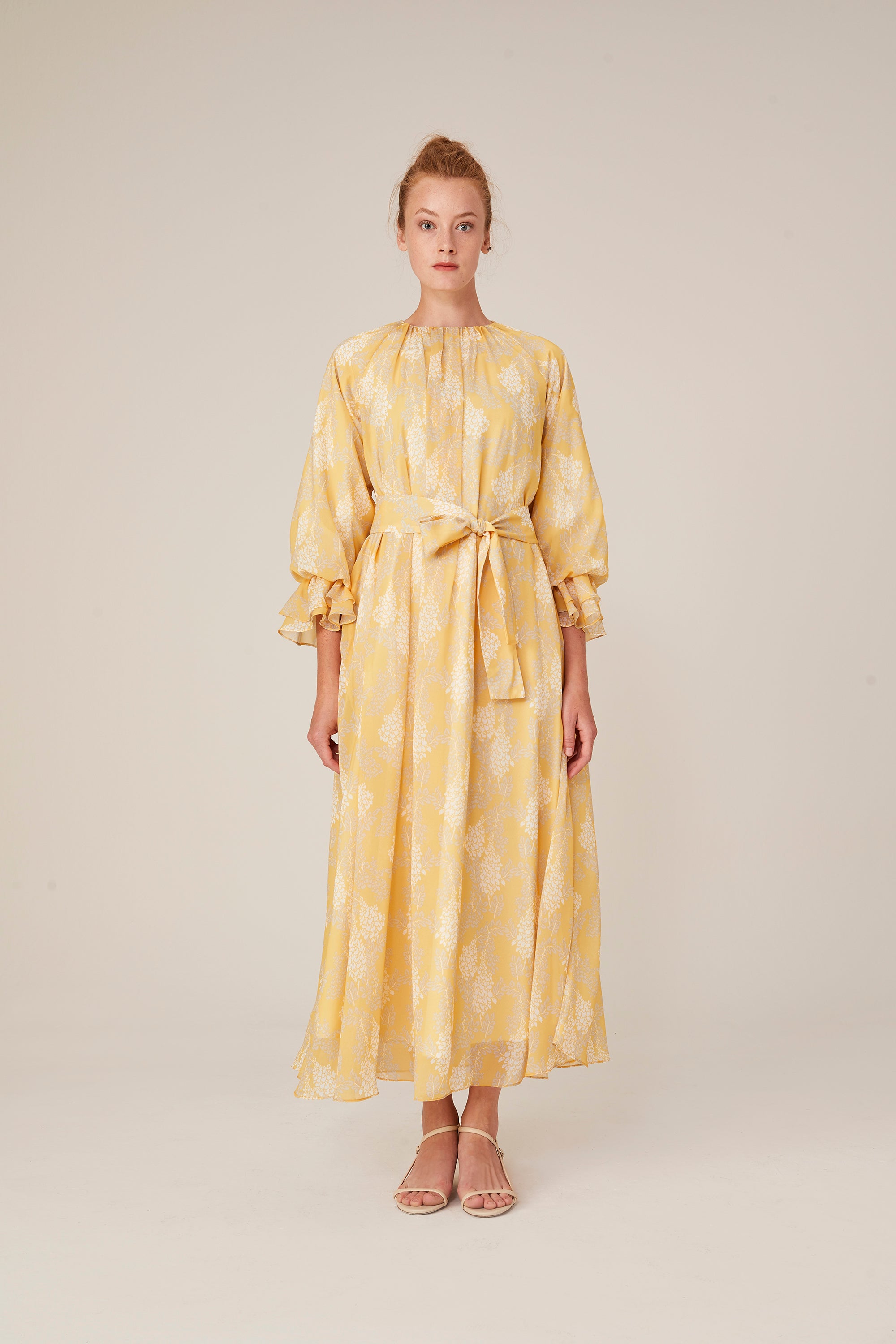 Dress Lausanne-Yellow 100% cotton🌿