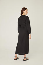 Load image into Gallery viewer, Linen Dress-Black | High quality linen🌿
