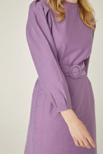 Load image into Gallery viewer, Linen dress-violet | High quality linen🌿
